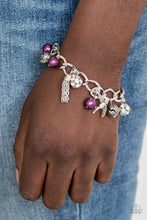 Load image into Gallery viewer, Lady Love Dove - Purple Bracelet