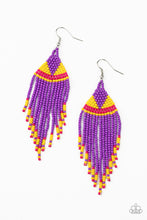 Load image into Gallery viewer, BEADazzle Me - Purple Earrings