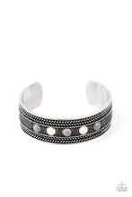 Load image into Gallery viewer, Quarry Quake - Silver - Cuff Bracelet
