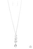 TRIPLE EFFECT - WHITE - RHINESTONE - LANYARD -
