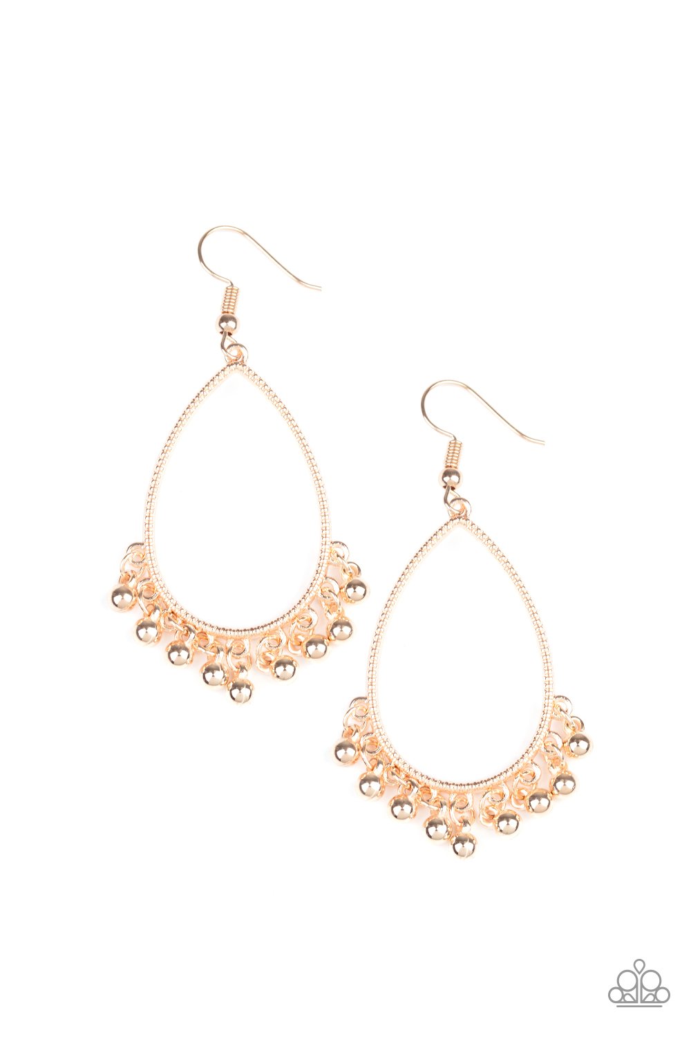 Country Charm - rose gold - Paparazzi earrings