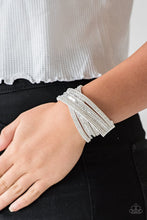 Load image into Gallery viewer, Rock Star Attitude - white - Paparazzi bracelet/Choker
